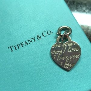 Tiffany & Co. I LOVE YOU Heart Charm/Pendant